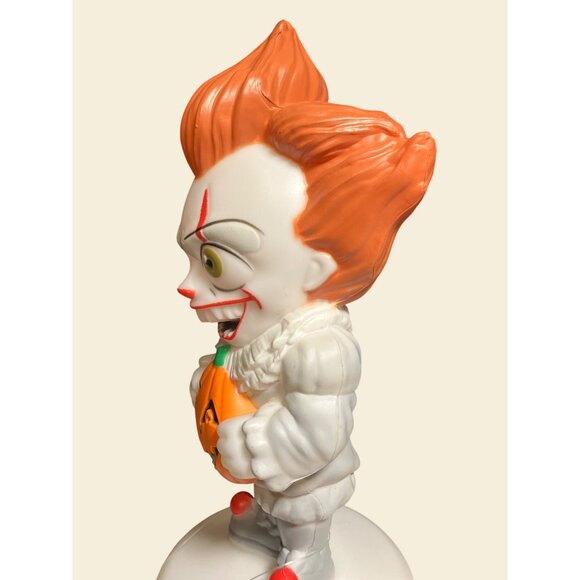 Pennywise IT Blow Mold 12" Halloween Lighted Decor Clown w/ Pumpkin - Picture 7 of 13